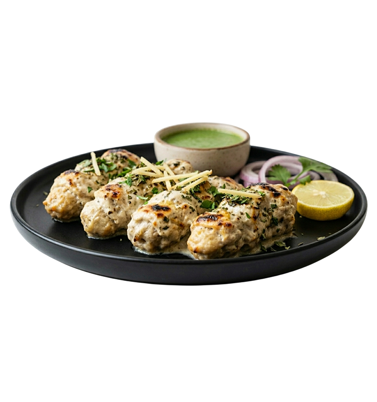 Kabab and Soya Chaap
